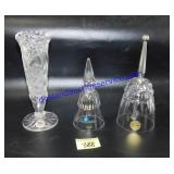 Lot of (3) 24% Lead Crystal Pieces