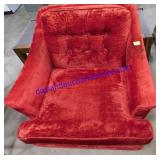 Red Velvet Chair