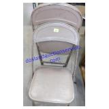 Pair of Heavy Metal Folding Chairs