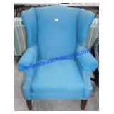 Turquoise Upholstered Sitting Chair