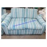 Vintage Striped Loveseat