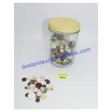 Jar of Small Buttons