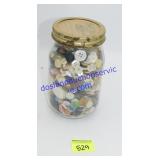 Jar of Assorted Buttons