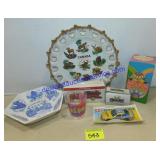 Canada Plate, Soap on a Rope, Toy Cars, Etc..