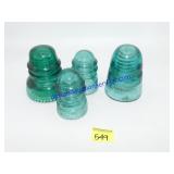 Hemingray & H.C. Co Glass Insulators
