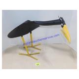 Hand Made Metal Crow (17")