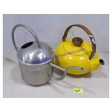 Pair of Metal Tea Kettles