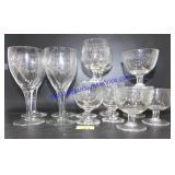 Variety of Wine and Tasting Glasses