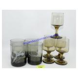 Ring Necked Pheasant Glass/ 5 Tasting Glasses