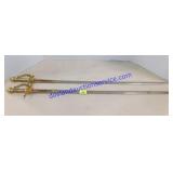 Pair of Swords ( Made in Spain ) 37"