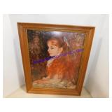 Young Girl Painting 23x19