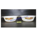Pair of Vintage Fire King Dishes