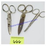 3 Pairs of German Scissors
