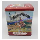 Red Man Chewing Tobacco Tin (6 x 6 x 7)