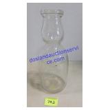 St. Louis Dairy Glass Milk Bottle (10")