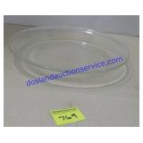 8" Fire King Glass Dish