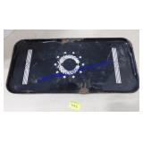 Black Metal Platter (19 x 9)