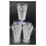 Set of 4 Matching Stemmed Glasses