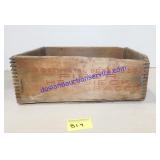 Heidsieck Plug Tobacco Wooden Crate (10x7x4)