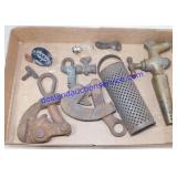 Flat of Antique Hardware