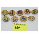 Vintage Kelogs Pep Pins