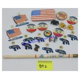Lot of Vintage Republican Campaign Pins