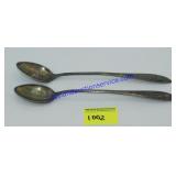 Pair of Community Silver Plate Spoons