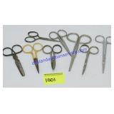 Lot of 8 Pairs of Scissors