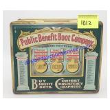 Public Benefit Boot Company Tin