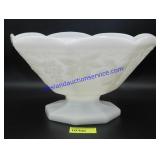 Milk Glass Footed Dish (5.5")