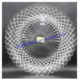 Lot of (3) Matching Glass Platters (14")
