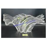 Beautiful Glass Scalloped Dish