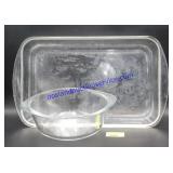 Pair of Glass GlasBake Dishes