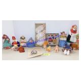 Variety of Vintage International Dolls