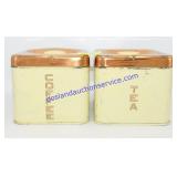 Lincoln Beautyware Coffe & Tea Tins