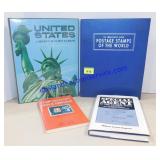 Stamp Collection Books & Special Agent WWII Book