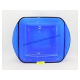 Blue Glass Anchor Hocking 8" x 8" Dish