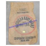Michigan Navy Beans Burlap Sack