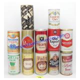 Lot of (12) Vintage Beer Cans