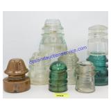 Lot of Glass Insulators
