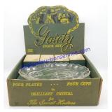 Vintage Gaiety Colonel Crystal Snack Set