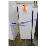 Tiller, Bike Flag &  Car Wash Brush