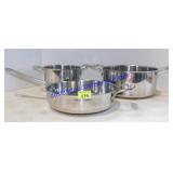 Lot of (3) Emeril Pans (3 Qt, 3 Qt & 6 Qt.)