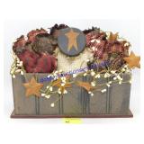Box of Decorative Hearts 10x7
