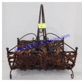 Decorative Log Caddy 20x16