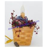 Decorative Basket with Light 10" Works