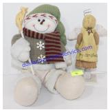 Snowman and Angel