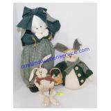 Lot of (3) Bunnies