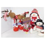 Stuffed Snowmen & Moose