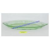 Green Glass Platter (12 x 8)